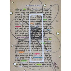 Au coeur de l'ÊTRE X | 18 x 13 cm | Mixed media on wood signed MPOIRIER