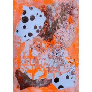 Hier encore XXI | 18 x 13 cm | Mixed media on paper